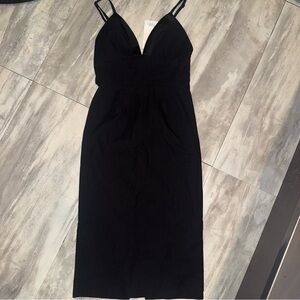 Elegant Black Bodycon Dress